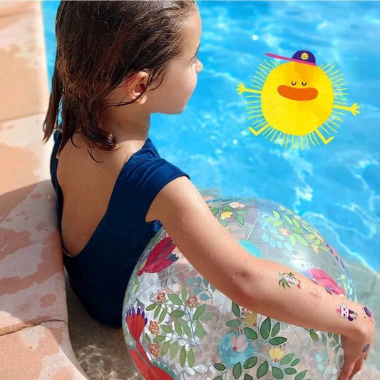 Wasserball aufblasbar, Vögel Ø35cm