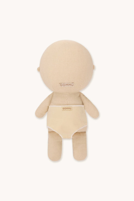 Gommu Baby aus Leinen, 32cm