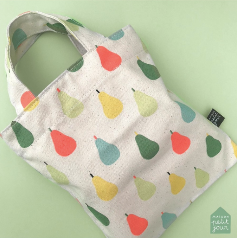 Mini Totebag für Kinder, Birne