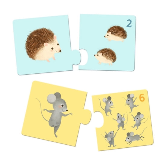 Puzzle Duo "Tierbabys" (ab 2 J.)