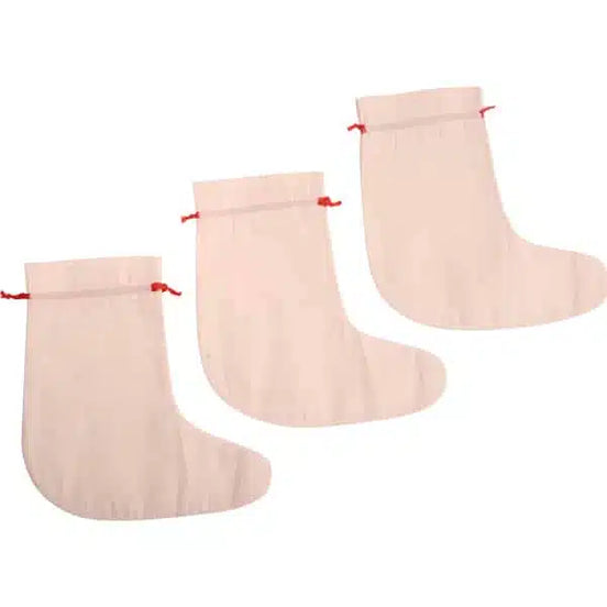 Adventskalender 24 Stiefel aus Baumwolle