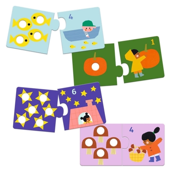 Puzzle Duo "Erste Zahlen" (ab 2 J.)