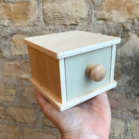 Montessori Box Nr. 3 - Schublade mit Münzen