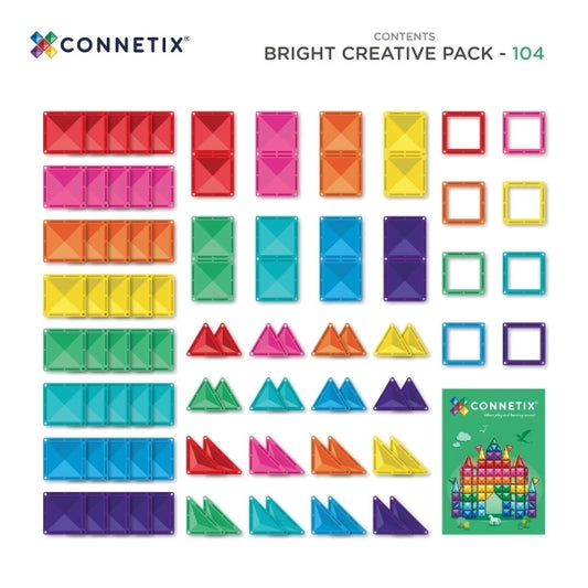Creative Magnetbausteine Bright - 104 Teile