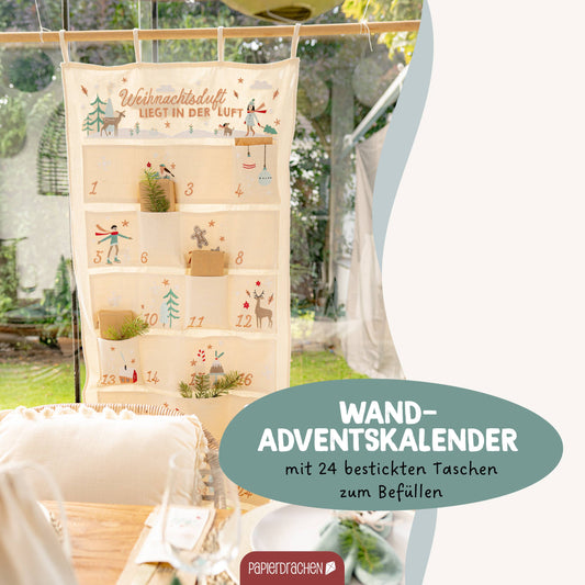 Adventskalender aus Stoff