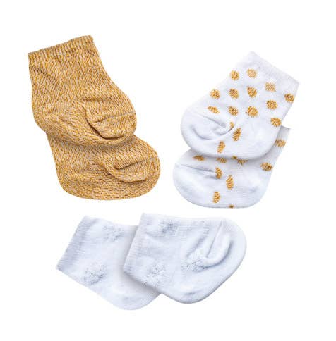 Socken für Puppen mit Glitzer, 1 Paar