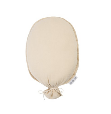 Stoff-Luftballon aus Baumwollmusselin, Beige