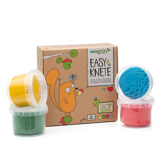 Soft-Knete bio & vegan, 4er Set "Yuki"